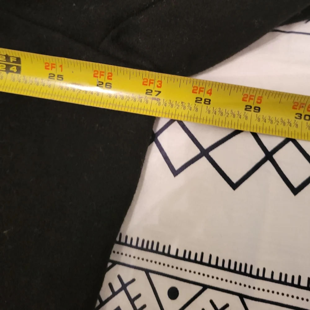 UNIVERSAL STANDARD Black Beas Wool Single Breasted Coat Winter Jacket Size L - Picture 8 of 12